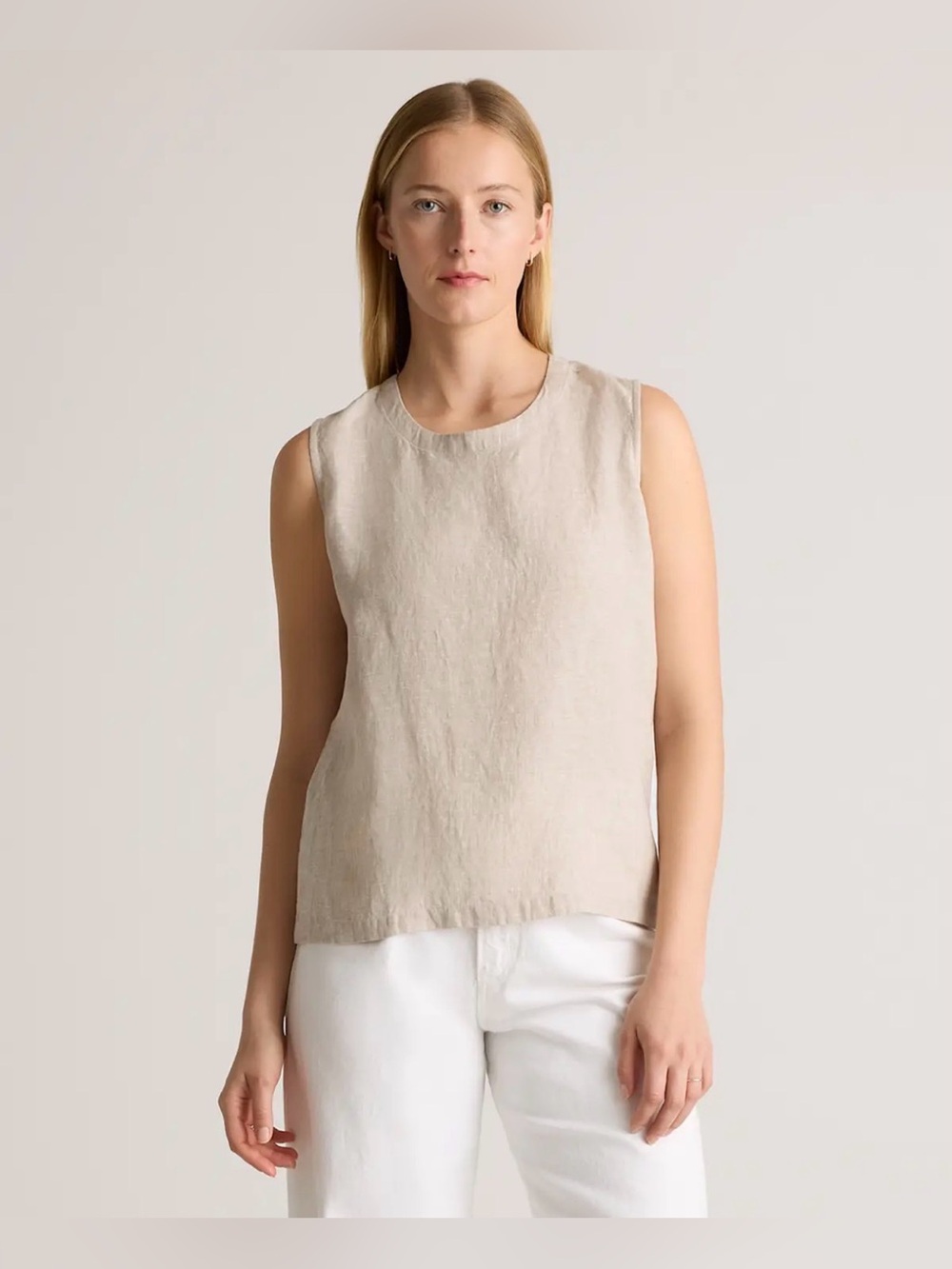 Quince 100% European Linen Tank
